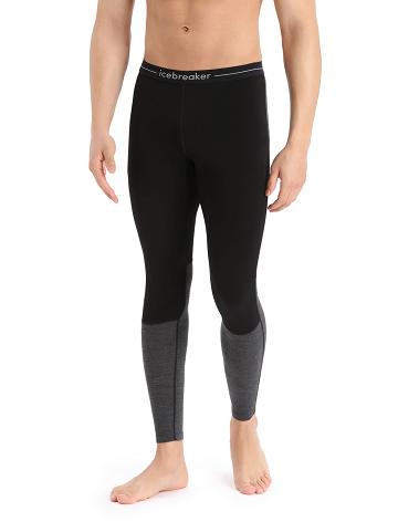 Icebreaker 200 ZoneKnit™ Merino Miesten Leggingsit Mustat | FI 1121DFMN